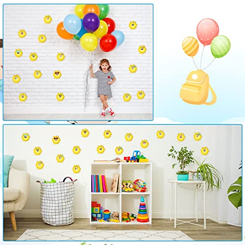 Zonon 90 Pcs Sun Cutouts Classroom Bulletin Board Decoration for Office Classroom Party Bulletin Board Wall Chalkboard Home Decor - style: Sun Style