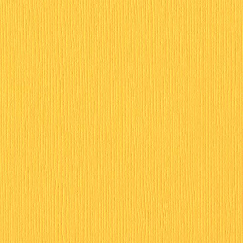 Bazzill MEXICAN POPPY 12x12 Textured Cardstock | 80 lb Golden Orange Scrapbook Paper | Premium Card Making and Paper Crafting Supplies | 25 Sheets per Pack