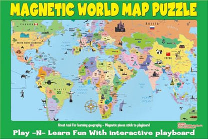 Ata-Boy Magnetic World Map