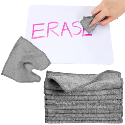 Tanlade Cleaning Cloth Dry Erase Cloth Cleaning Rags Reasonable Kitchen Towels Microfiber Towels Cars Wash(6 x 6 Inch,Gray,30 Pcs) - color: Gray, size: 6 x 6 Inch