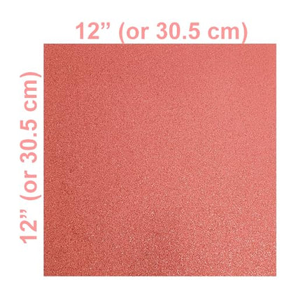 Copper Red Glitter Cardstock (10 Sheets, 300gsm) Copper Red Cardstock 12x12 Cardstock Paper Colored Cardstock (Copper) - color: Copper red