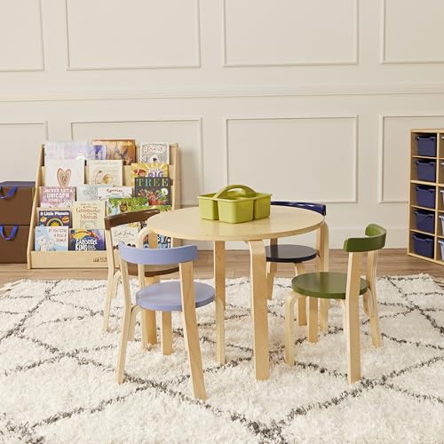 ECR4Kids 3-Compartment Small Plastic Caddy, Multipurpose Organization, Earthtone, 6-Pack - color: Earthtone