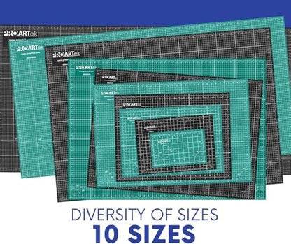 Proartek PK00014 Model GBM4896 Series 48" x 96" Dark Professional Cutting Mat; Double-Sided; Self-Healing; For Graphic Arts, Hobbies, Sewing, Scrapbooking, and other Cutting Projects - size: 96"L x 48"W