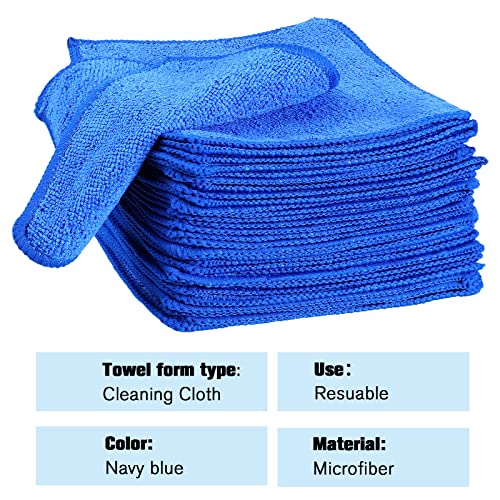 Tanlade Cleaning Cloth Dry Erase Cloth Cleaning Rags Reasonable Kitchen Towels Microfiber Towels Cars Wash(6 x 6 Inch,Blue,30 Pcs) - color: Blue, size: 6 x 6 Inch