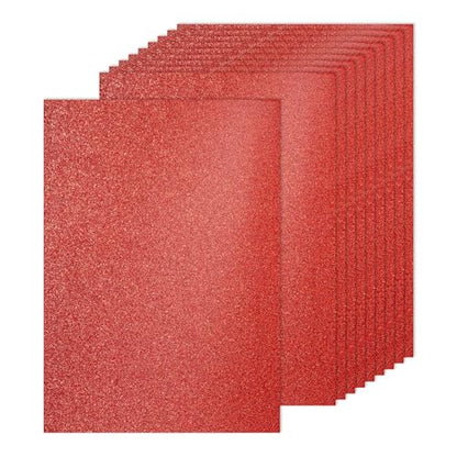PATIKIL 20Sheets Dark Red Glitter Cardstock, 8.3x11.7 in A4 Glitter Paper Card Stock Shiny Scrapbook 250gsm Sparkly Paper Large Shimmer for Crafts Scrapbook DIY Art Wedding Party - color: Dark Red, size: 8.3x11.7 In