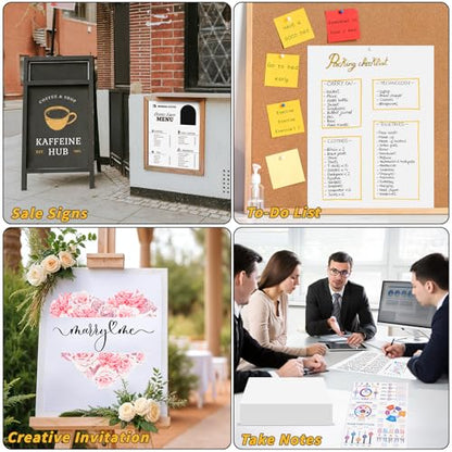 100 Pcs 14 x 18 In Poster Board White Poster Board Paper Bulk 250 GSM Thickness Vision Boards Smart PosterBoard for Drawing School Arts Craft Projects Presentations Scrapbooking Blank Graphic Display - color: white, size: 14 x 18 in-100 sheets