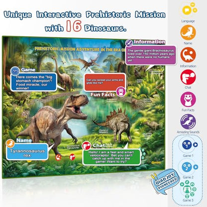 Bilingual Interactive for Kids Talking Dinosaur & Space Poster for Kids Learning and Educational Toys,Talking Educational Dinosaur Toy for Ages 3 to 12 Years Old,Space Theme Wall Decor for Preschool - style: Space & Dinosaur Poster