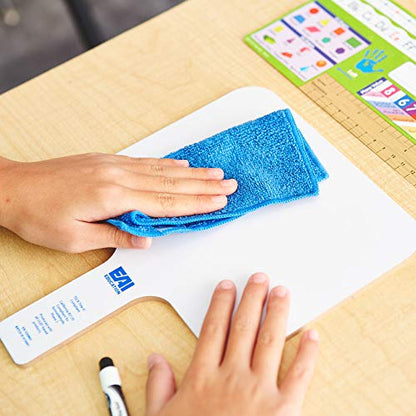 EAI Education Double-Sided Dry-Erase Paddles: Rectangular - Set of 10