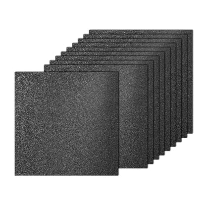PATIKIL 20Sheets Black Glitter Cardstock, 12x12In Glitter Paper Card Stock Shiny Scrapbook 250gsm Sparkly Paper Large Shimmer for Crafts Scrapbook DIY Art Wedding Party - color: Black, size: 12x12In