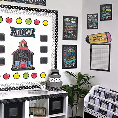 CTP Chalk It Up! School Time Fun Bulletin Board (Creative Teaching Press 10872) - color: Chalk It Up