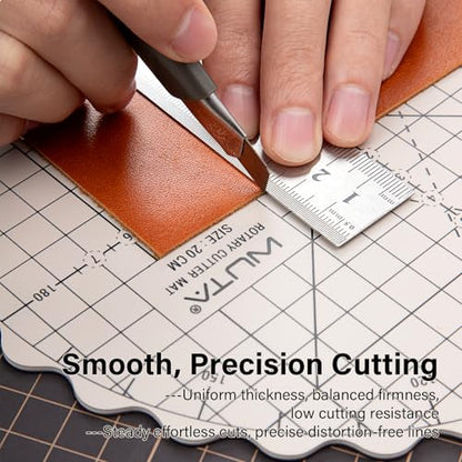 WUTA Self Healing Sewing Mat, PVC Cutting Mat A3 Double Sided Cutting Board for Sewing, Craft, Quilting, Fabric, Scrapbooking Project (12 x18 inch) - size: 17.7"L x 11.8"W