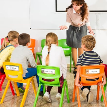 FYSUIMU 40 Pcs Woodland Friends Nameplate Woodland Animal Alphabet Name Tag Stickers Jungle Safari Forest Cartoon Back to School Self-Adhesive Name Label Decals for Students Teacher Desk Classroom