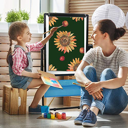 Dry Erase Board with Stand - Double Sided 28"x20" Portable Writing Whiteboards, Height Adjustable & 360° Rotating U Stand Magnetic Whiteboard for Home, School, Restaurant & Presentation - size: 20"W x 28"H