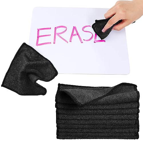 Tanlade Cleaning Cloth Dry Erase Cloth Cleaning Rags Reasonable Kitchen Towels Microfiber Towels Cars Wash(6 x 6 Inch,Black,30 Pcs) - color: Black, size: 6 x 6 Inch