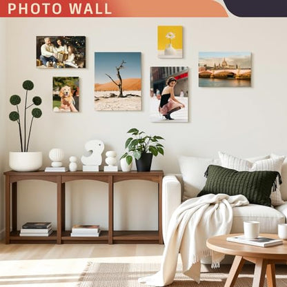 Frametory Self-Adhesive Foam Board, 8x10 Inch - 10 Pack White Mounting Boards with Sticky Backing, Acid-Free 3/16" (5mm) Thick Poster Board for Craft, Photo Mounting, Vision Boards & Presentations - size: 8x10