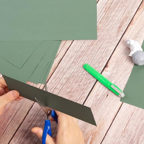 30 Sheets Cardstock Paper 8 1/2 x 11 Inches, Sage Green | For Crafts and Invitations - color: Sage Green