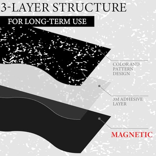 Tellegloww 36 ft Scalloped Magnetic Border Magnetic Border for Whiteboard Bulletin Board Borders Reusable Rolled Borders Trim for Office Chalkboard(Composition Notebook) - style: Composition Notebook