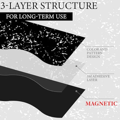 Tellegloww 36 ft Scalloped Magnetic Border Magnetic Border for Whiteboard Bulletin Board Borders Reusable Rolled Borders Trim for Office Chalkboard(Composition Notebook) - style: Composition Notebook