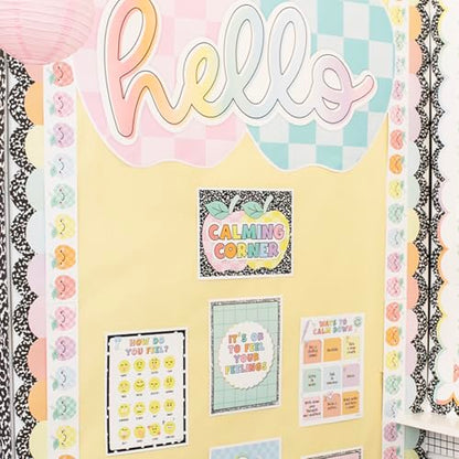 Fadeless Schoolgirl Style Bulletin Board Paper, Lemon Drop 47.25" x 25' 1 Roll
