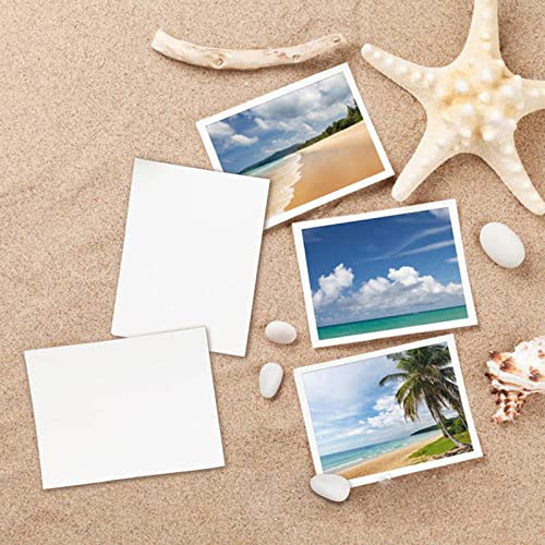 100 Pack White Blank Index Cards 4x6 Thick Paper, Goefun 80lb Heavyweight CardStock Unlined Notecards for Post Cards, Photo Paper, Recipe Cards - color: white, size: 4x6