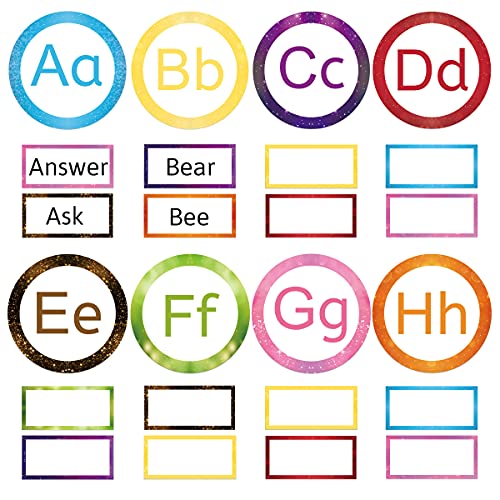 Fancy Land Word Wall Bulletin Board Set Alphabet Classroom Decoration 128 Pcs