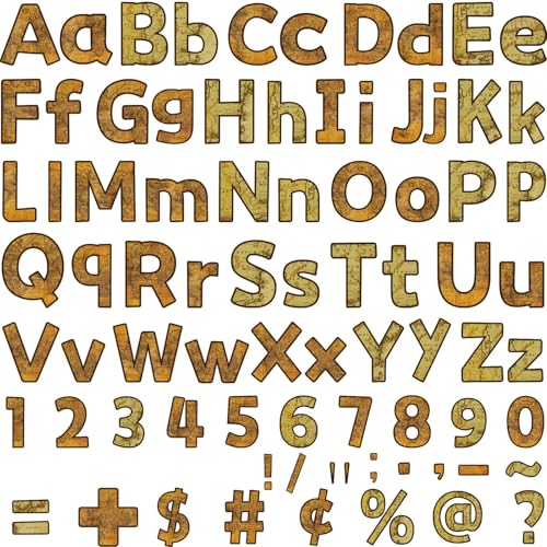 chiazllta 266 Pcs Letters Combo Pack Set Bulletin Board Letters Travel The Map Letters and Number Accents for Kids Bulletin Board Display Home School Classroom Decor - style: History