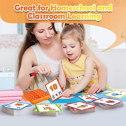 Torlam CVC Word games Phonics Games Sight Words Flash Cards, Spelling Reading Learning Flashcards, Speech Therapy Toy Preschool Kindergarten Classroom Learning Activities Must Have Homeschool Supplies - style: CVC