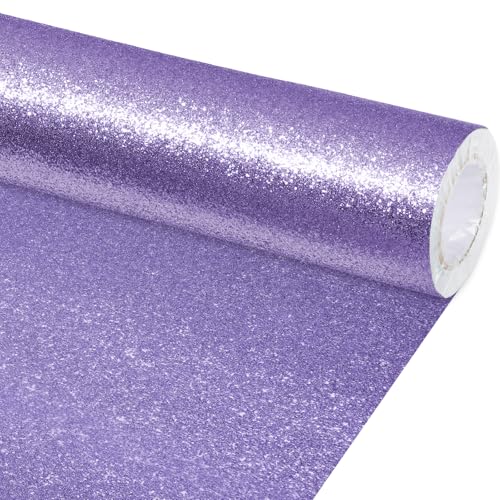 gisgfim 16" x20ft Glitter Bulletin Board Paper Roll Sparkle Color Bulletin Board Background Poster Paper Non Fading Gift Wrapping DIY Art Crafts for Office Classroom Decoration, Ultra Purple - color: Ultra Purple