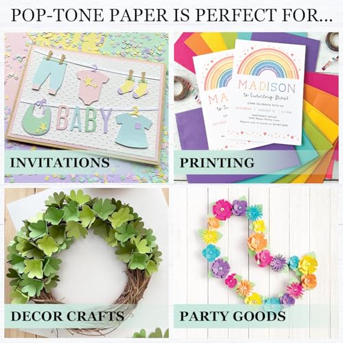 Cardstock Warehouse Pop-Tone Pink Lemonade Cardstock Paper – 25 Sheets, 12 x 12" - 65 lb / 175 GSM Premium Pink Lemonade Card Stock for Die-cutting, Crafts, Scrapbooking, Card Making and DIY Projects - color: Pink Lemonade