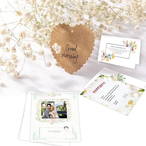 100 Pack White Blank Cardstock 5x8 Thick Paper，Goefun 80lb Flat Cards Stock Printer Paper for Invitations, Postcards, Photos, DIY Card Making - color: white, size: 5×8