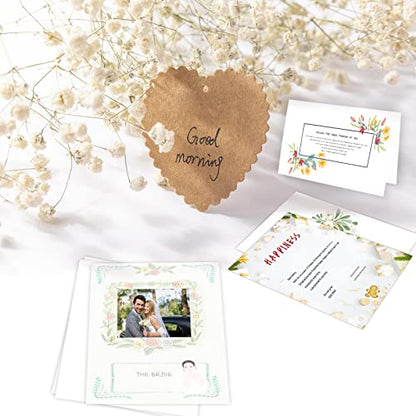 100 Pack White Blank Cardstock 5x8 Thick Paper，Goefun 80lb Flat Cards Stock Printer Paper for Invitations, Postcards, Photos, DIY Card Making - color: white, size: 5×8