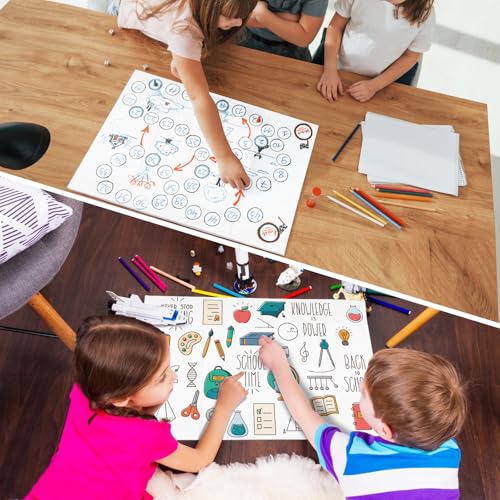 20 Pack Trifold Poster Board (26" x 17"), White Poster Board for Science Fairs, School Projects, Graduation Party, Event Displays, and Business Presentations - color: White