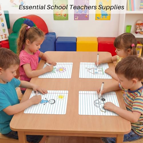 Lincia 12 Pcs Large 12'' Dry Erase Dots for Classroom Table Removable Dry Erase Circles Table Dots for Wall Decals, Whiteboards, Desks, Wall Decals Student, Teacher School Supplies - color: Simple