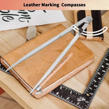Compass for Geometry, 24 inch Compass for Woodworking, Precision Woodworking Compass with Wing Divider and Pencil Holder, Large Compass for Geometry, Drafting, Drawing Compass (24inch) - size: 24inch