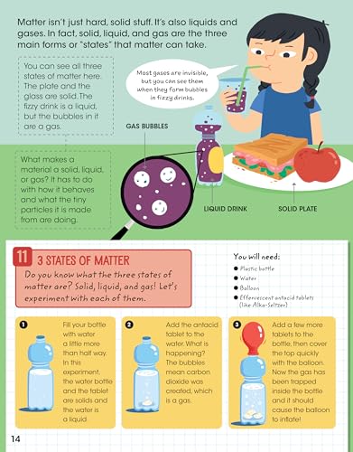 Science Experiments for Kids Ages 5 to 9: 101 Fun STEAM Projects for Curious Mind
