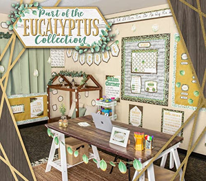 Teacher Created Resources Eucalyptus Green Scalloped Rolled Border Trim - 50ft - Decorate Bulletin Boards, Walls, Desks, Windows, Doors, Lockers, Schools, Classrooms, Homeschool & Offices