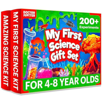 Doctor Jupiter My First Science Gift Set for Kids Ages 4+ | Birthday Gift Ideas for 4-5-6-7-8 Year Old Boys & Girls | STEM Learning & Education Toys - style: Amazing Science Gift Set: 4+
