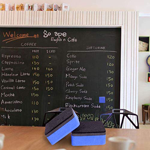 BingBing Dry Erase Erasers, 48 Pack Magnetic Whiteboard Eraser Chalkboard Cleansers Wiper for Classroom Office & Home (blue48) - color: 48pcs Blue