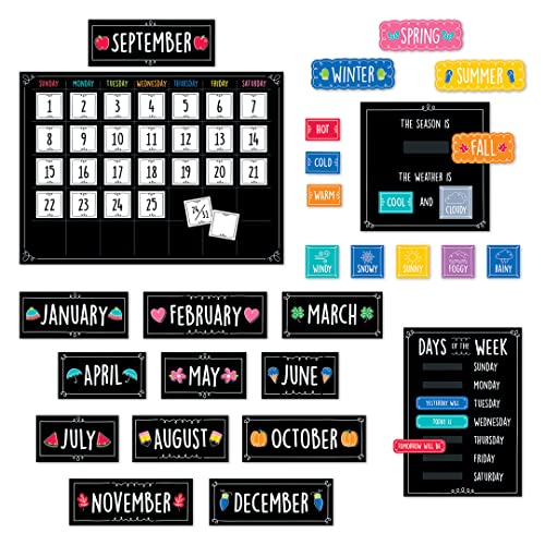 CTP Doodle Calendar Set for Classroom (Creative Teaching Press 10668) - color: Doodle