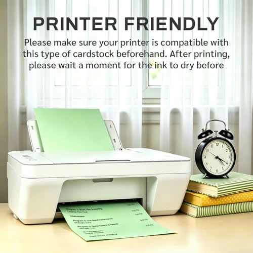 green cardstock paper (Green, 120 Sheets)
