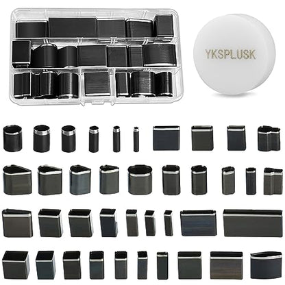 40 Pieces Leather Hole Punch Tool, Multiple Shapes Hole Punch Set for Belts, Leather Cutting Dies Kit with Storage Case & Mat, Hollow Punch Cutter Tool for Handmade DIY Crafts - size: 39 Style