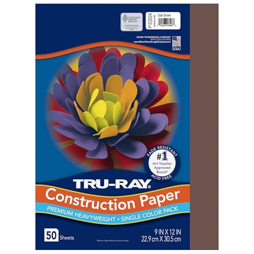 Tru-Ray Construction Paper 9x12" Dark Brown