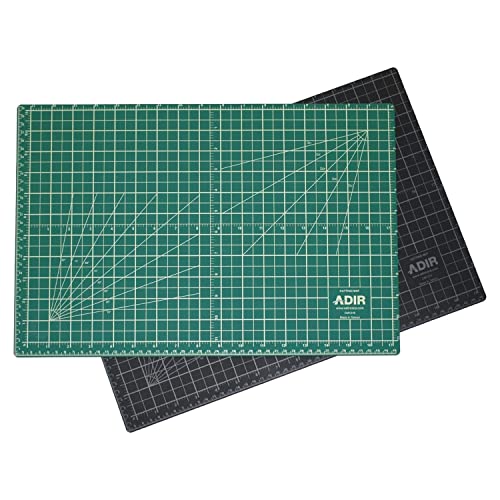 Adir Self Healing Cutting Mat - 24x36 Inches Quilt and Sew Cutting Mat with 5 Layers, Double Sided Cutting Mats for Crafts - Reversible Non-Slip Cutting Pad with Grid - size: 36"L x 24"W