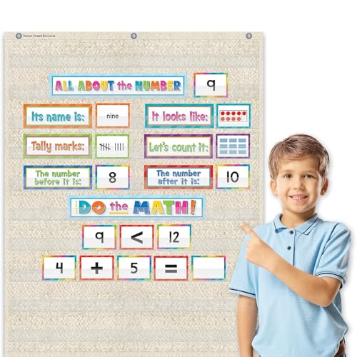 Teacher Created Resources Woven 10 Pocket Chart (34" x 44") (TCR20105)