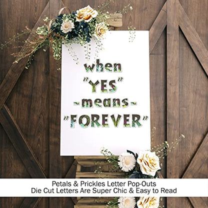 Barker Creek Letter Pop-Out Set of 2, Petals & Prickles, Mixed-Design, 255 Upper and Lowercase Letters, Numbers & Punctuation Marks in Each of 2 Designs, 510 Characters Total (3870) - style: Set of 2