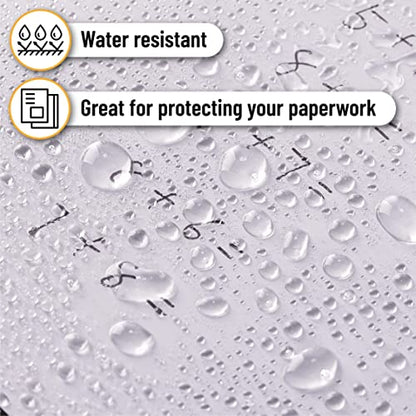 Mr. Pen- Reusable Dry Erase Pocket Sleeves, 10.2" x 14", 6 Pack, Black | Clear Plastic Paper Sleeves, Ticket Holders, Clear Plastic Sheet Protectors, Teacher, School, Classroom Supplies - color: Black, size: 6 Pack