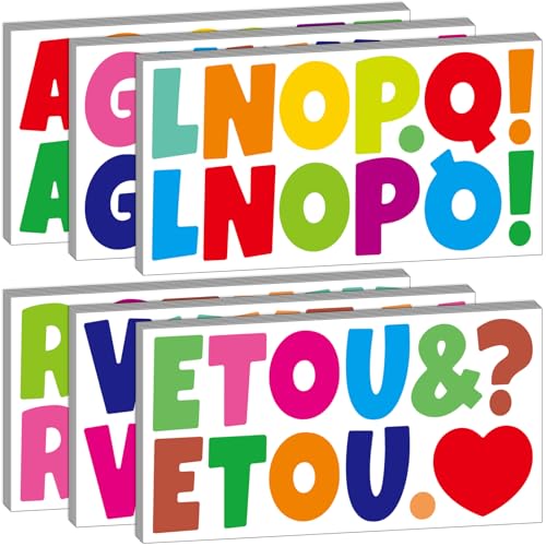 Bemeol 2.5 Inch Bulletin Board Letters 432 Pieces 36 Sheets Alphabet Letter Stickers Cutout Letters for Poster Board Display Home Classroom School Decor(Colorful) - color: Colorful