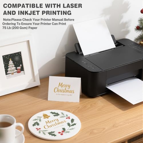 Cardstock 5x7, 110 Sheets, White Card Stock, 5x7 Cardstock Paper, 75lb/ 200gsm Heavyweight Blank Cards for Printer,DIY,Wedding Invitations, Thankyou Cards, Postcards - color: White, size: 5x7IN-110 Sheets