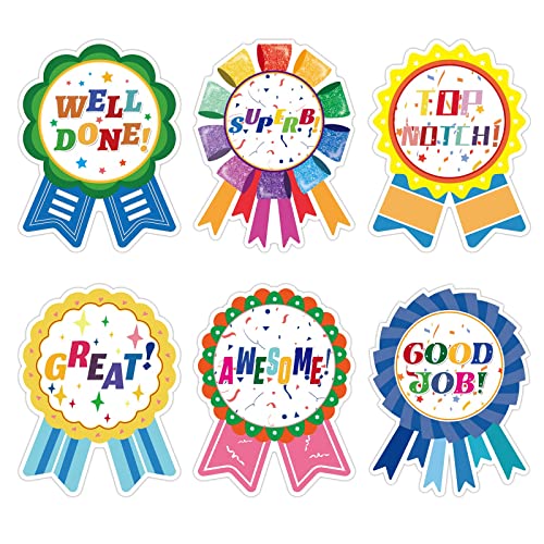 STARLIBOO Reward Stickers, Compliment Stickers, 300pcs Reward Labels, 2.2 * 2.8 Inches Teacher Classroom Reward Gifts Encourage Kids to Do Chores Go to The Toilet (Badge Designs) - color: Multicolor, size: 2.2'' * 2.8''