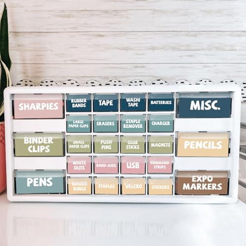 42 Pieces Teacher Toolbox Labels Tool Box Storage Label Classroom Supply Decor for Back to School Teachers Classroom Organization (Boho) - style: Bohemian
